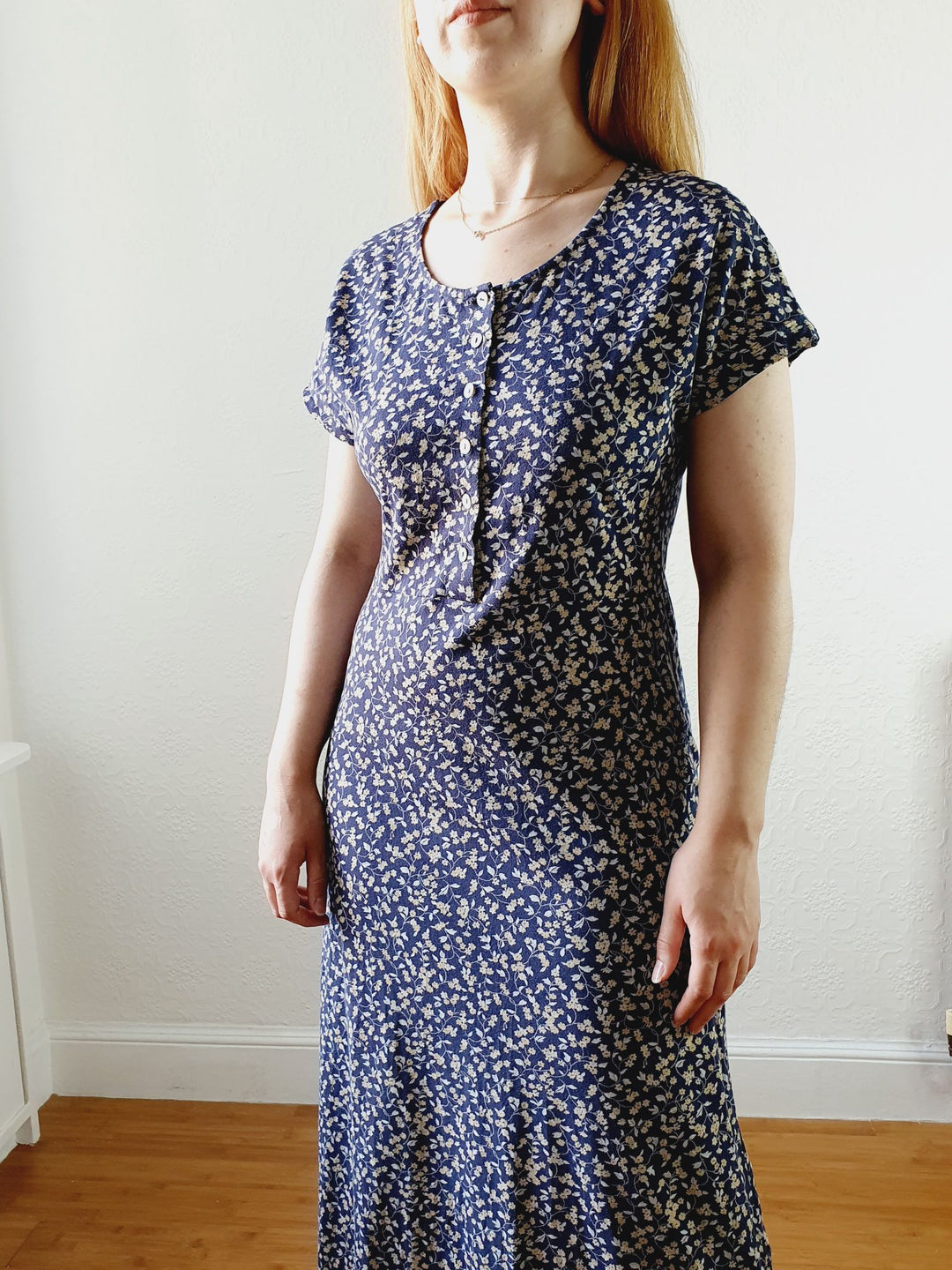 Vintage 90s Floral Ditsy Laura Ashley Dress - S/M TORN vintage Vintage 90s Floral Ditsy Laura Ashley Dress - S/M TORN vintage