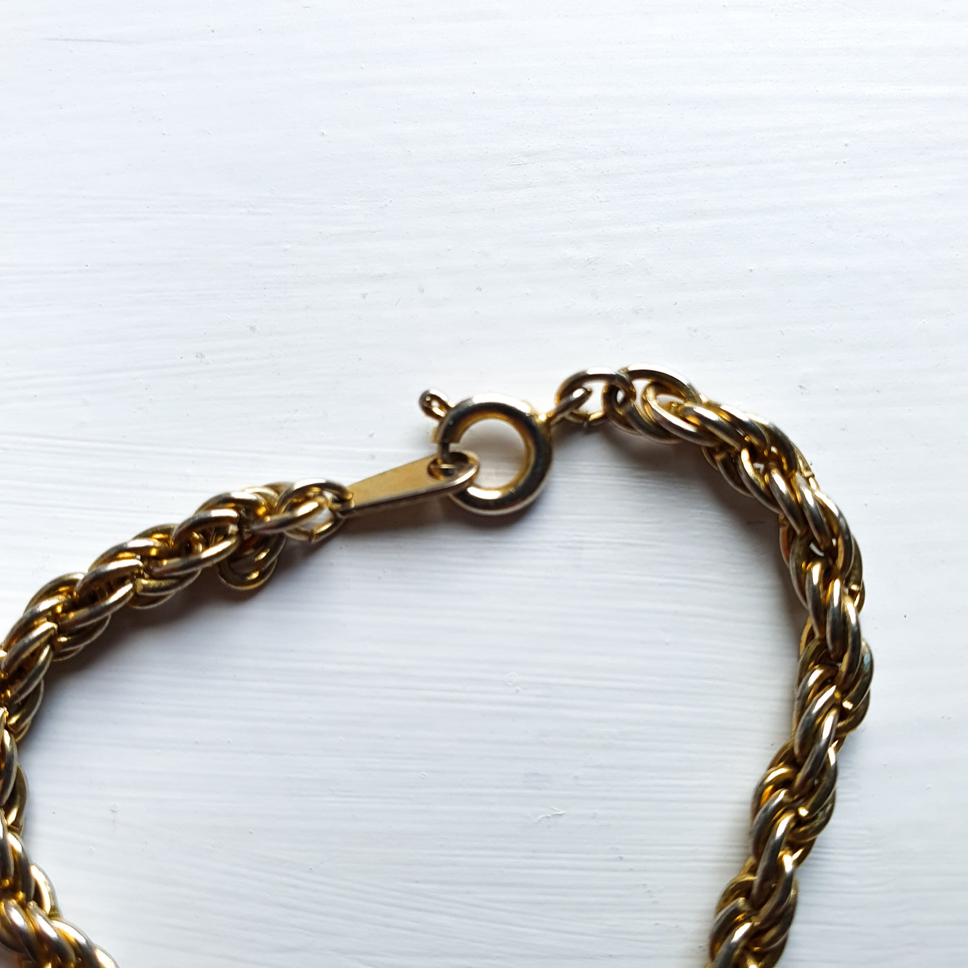 Pale Gold Rope Bracelet