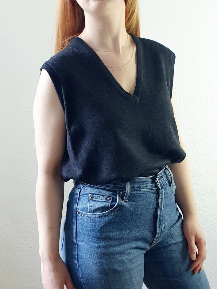 Vintage Merino Wool Vest - M/L