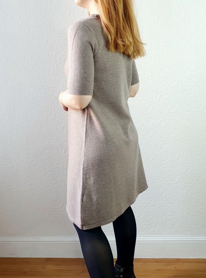 Taupe Knitted Dress - XS/S