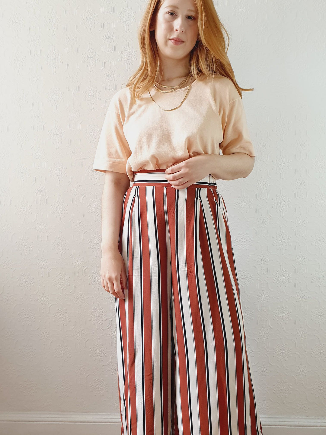 Striped Culottes - S