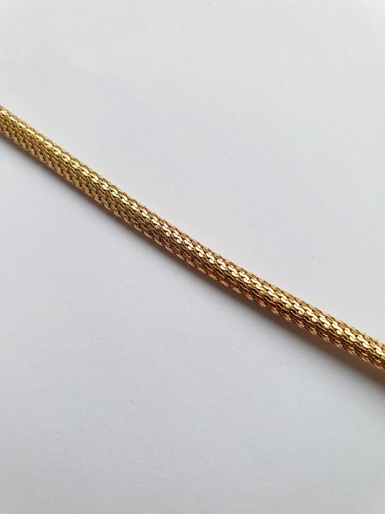 Vintage Gold Plated Mesh Bracelet