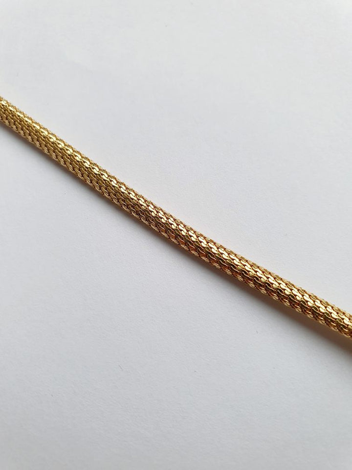 Vintage Gold Plated Mesh Bracelet