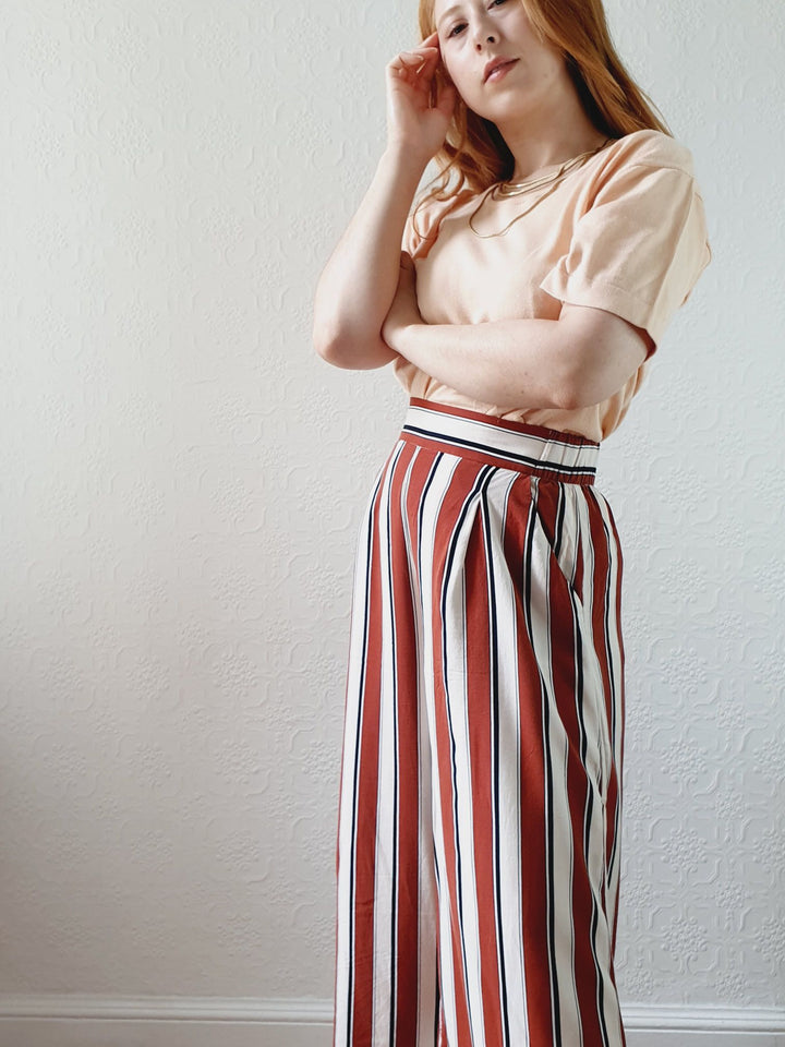 Striped Culottes - S