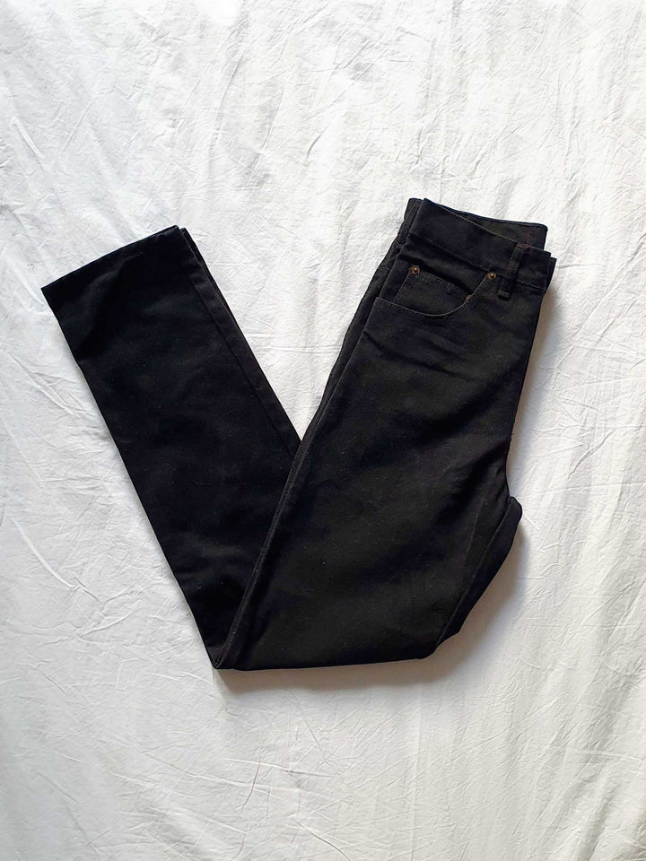 Vintage High Waisted Black Jeans - 27W 32L