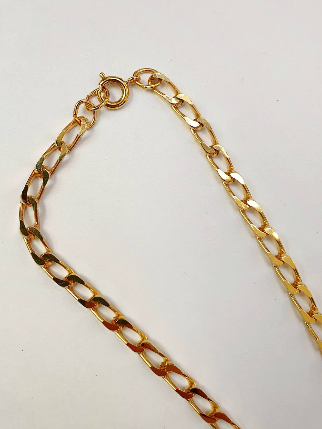 Vintage Gold Plated Chain Necklace