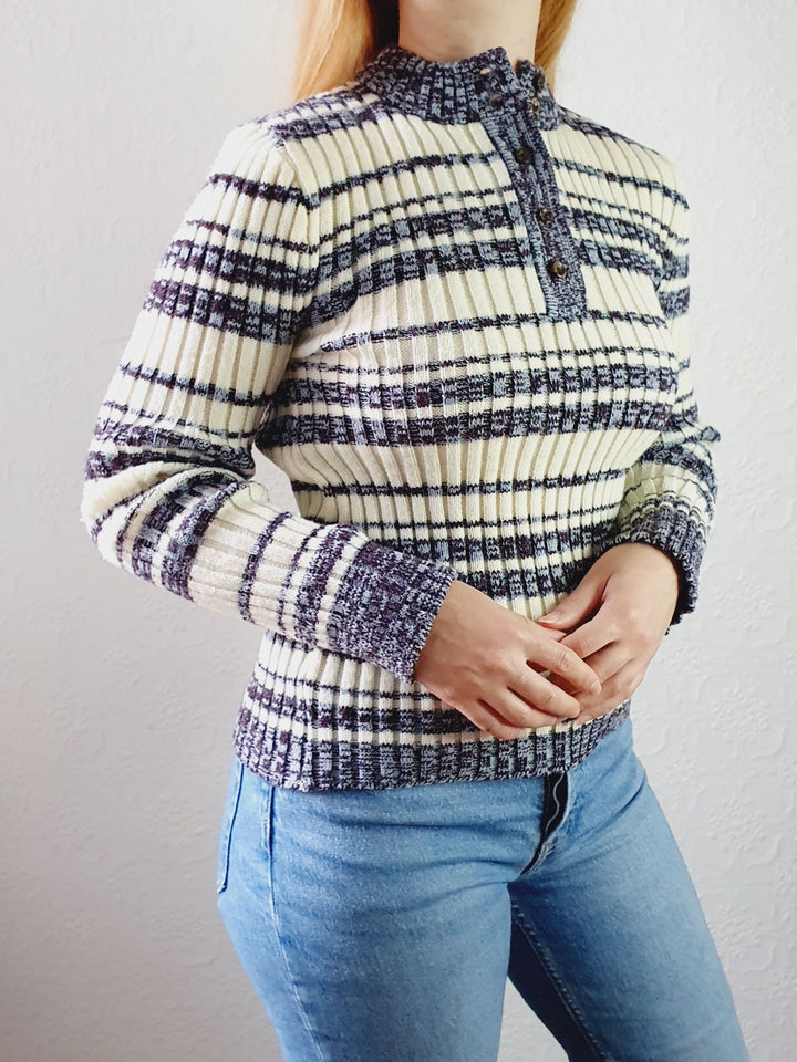 Ribbed Vintage Jumper - XS