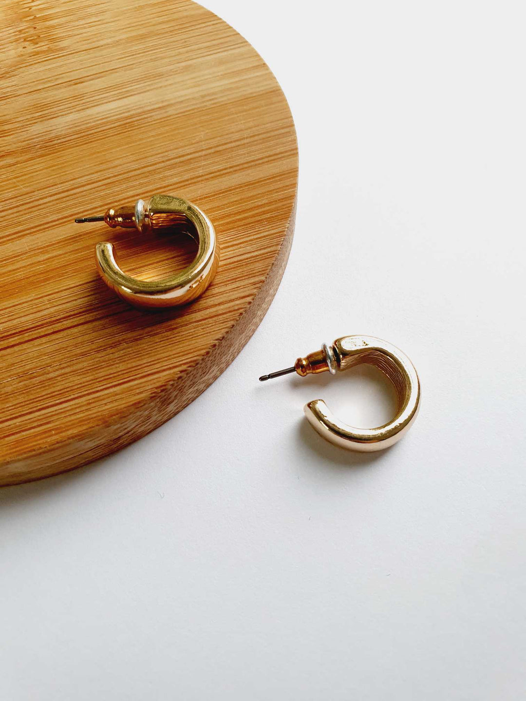 Vintage Gold Plated Small Hoops