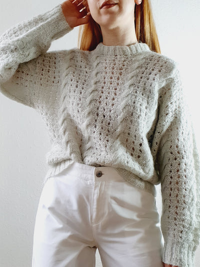 Vintage Hand Knitted Jumper - S/M