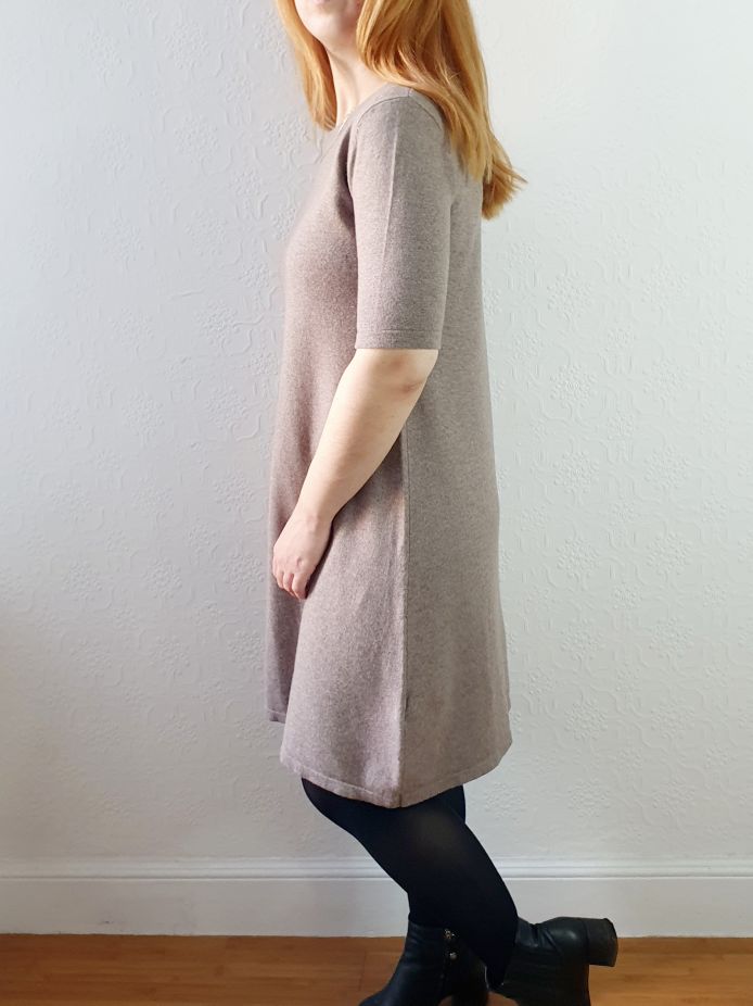 Taupe Knitted Dress - XS/S